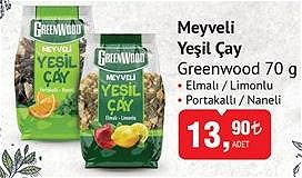 Greenwood Meyveli Yeşil Çay 70 g image