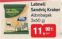 Altınbaşak Labneli Sandviç Kraker 3x60 g image