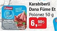 Polonez Fit Yaşam Karabiberli Dana Füme Et 50 g image