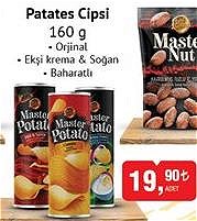 Master Nut Patates Cipsi 160 g Çeşitleri image