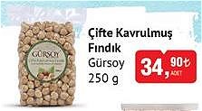 Gürsoy Çifte Kavrulmuş Fındık 250 g image