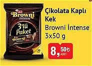 Eti Browni İntense Çikolata Kaplı Kek 3x50 g image