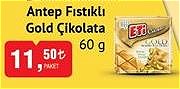 Eti Antep Fıstıklı Gold Çikolata 60 g image