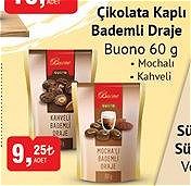 Buono Çikolata Kaplı Bademli Draje 60 g Çeşitleri image