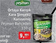 Peyman Bahçeden Ortaya Karışık Kara Şimşekli Kuruyemiş 150 g image