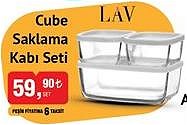 Lav Cube Saklama Kabı Seti image