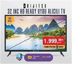 Dijitsu 32 inç HD Ready Uydu Alıcılı Tv image