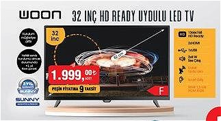 Woon 32 inç HD Ready Uydulu Led Tv image