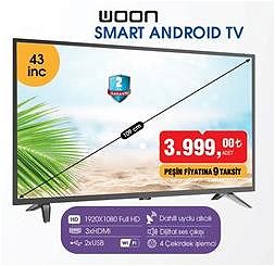 Woon 43 inç Smart Android Tv image