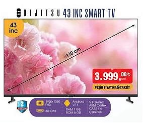 Dijitsu 43 inç Smart Tv image