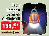 Çadır Lambası ve Sinek Öldürücülü image