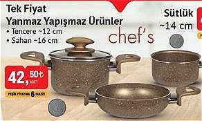 Chef's Yanmaz Yapışmaz Ürünler image
