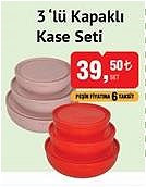 3'lü Kapaklı Kase Seti image