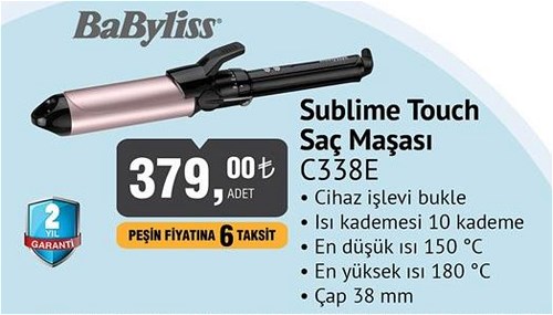 Babyliss Subline Touch Saç Maşası C338E image