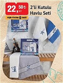 2'li Kutulu Havlu Seti image