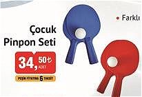 Çocuk Pinpon Seti image