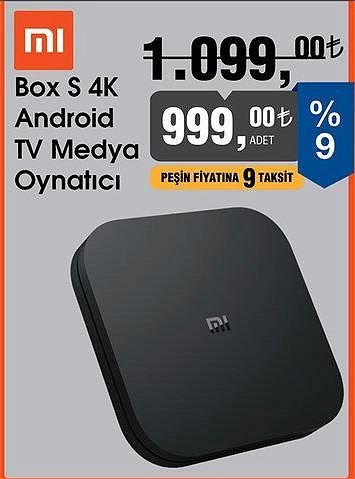 Xiaomi Boz S 4K Android TV Medya Oynatıcı image