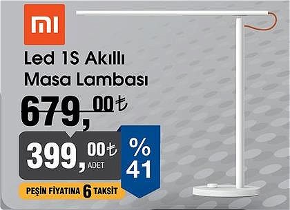 Xiaomi Led 1S Akıllı Masa Lambası image