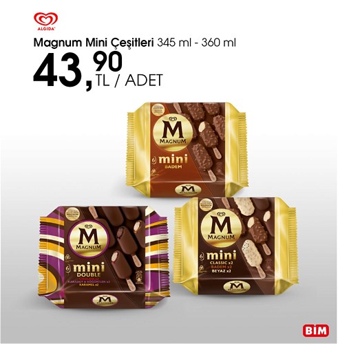 Algida Magnum Mini Çeşitleri 345 ml-360 ml image