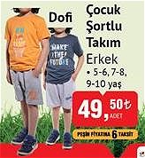 Dofi Çocuk Şortlu Takım Erkek image