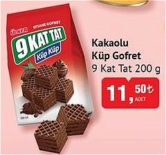 Ülker 9 Kat Tat Kakaolu Küp Gofret 200 g image