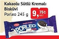 Porleo 245 g Kakaolu Sütlü Kremalı Bisküvi image