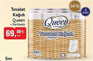 Queen Tuvalet Kağıdı Parfümlü 24'lü  image