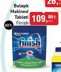 Finish Bulaşık Makinesi Tableti 80'li image