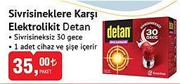 Detan Sivrisineklere Karşı Elektrolikit 30 Gece image