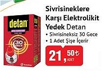 Detan Sivrisineklere Karşı Elektrolikit Yedek 30 Gece image