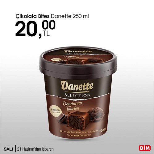Danette Çikolata Bites 250 ml image