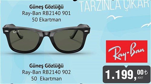 Ray-Ban RB2140 901 50 Ekartman Güneş Gözlüğü image