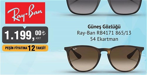 Ray-Ban RB4171 865/13 54 Ekartman Güneş Gözlüğü image