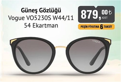 Vogue VO5230S W44/11 54 Ekartman Güneş Gözlüğü image