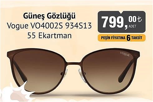 Vogue VO4002S 934S13 55 Ekartman Güneş Gözlüğü image