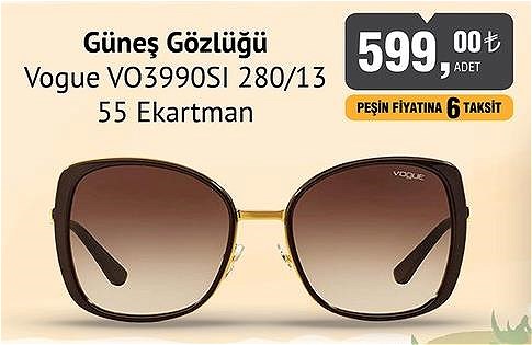 Vogue VO3990SI 280/13 55 Ekartman Güneş Gözlüğü image