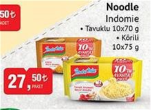 Indomie Noodle Tavuklu 10x70 g/Körili 10x75 g image