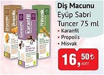 Eyüp Sabri Tuncer Diş Macunu 75 ml Çeşitleri image