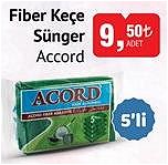 Accord Fiber Keçe Sünger 5'li image