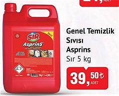 Sır Asprins Genel Temizlik Sıvısı 5 kg image