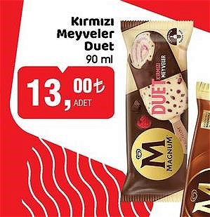 Algida Kırmızı Meyveler Düet 90 ml image
