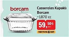 Paşabahçe Casseroles Kapaklı Borcam 1870 cc image