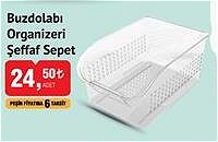 Buzdolabı Organizeri Şeffaf Sepet image