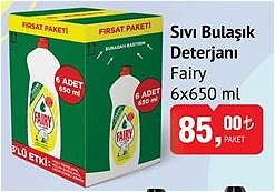 Fairy Sıvı Bulaşık Deterjanı 6x650 ml image