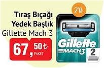 Gillette Mach3 Tıraş Bıçağı Yedek Başlık 2'li  image