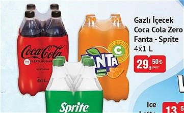 Coca Cola Zero - Fanta - Sprite 4x1 L image