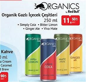 Organics by Red Bull Organik Gazlı İçecek Çeşitleri 250 ml image