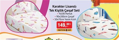 Barbie/Hot Wheels Karakter Lisanslı Tek Kişilik Çarşaf Seti image