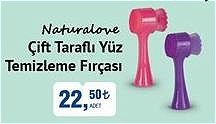 Naturalove Çift Taraflı Yüz Temizleme Fırçası image