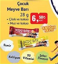 Performans Çocuk Meyve Barı Çeşitleri 28 g image